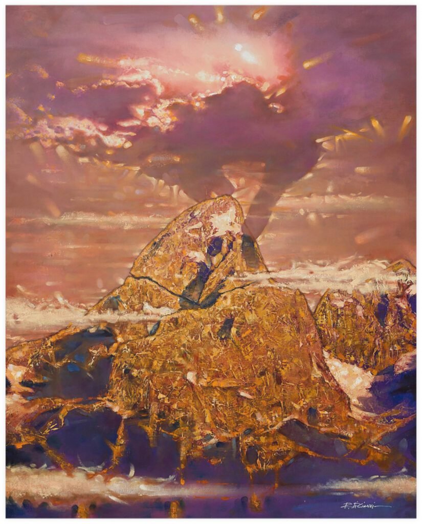 God Capping The Tetons